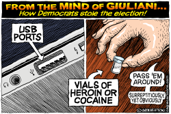 GIULIANI USB PORTS AND HEROIN by Monte Wolverton