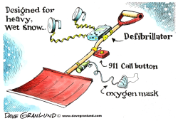 REPOST SNOW SHOVEL by Dave Granlund