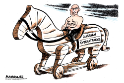 RUSSIAN CYBERATTACKS by Jimmy Margulies