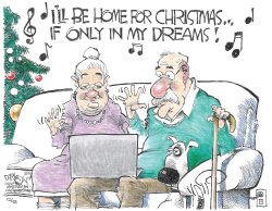 I'LL BE HOME FOR CHRISTMAS by John Darkow