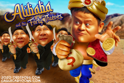 ALIBABA AND THE FORTY THIEVES by Bart van Leeuwen