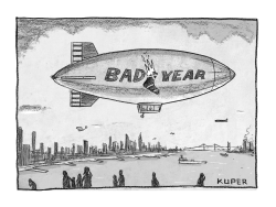 BAD YEAR BLIMP by Peter Kuper