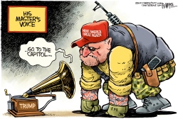 HIS MASTER'S VOICE by Rick McKee