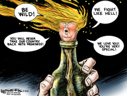 TRUMP'S RIOT by Kevin Siers