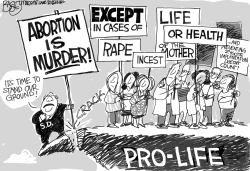 SOUTH DAKOTA ABORTION FOLLIES by Pat Bagley
