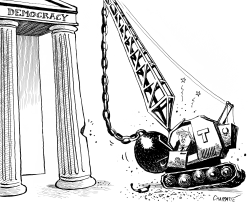 WRECKING BALL by Patrick Chappatte