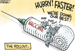 VACCINE ROLLOUT  by Jeff Koterba