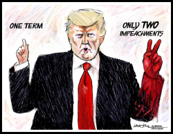 ONE TERM TWO IMPEACHMENTS by J.D. Crowe