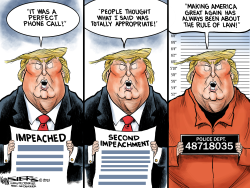 IMPEACHED AGAIN by Kevin Siers