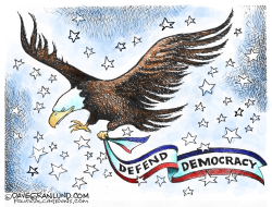 DEFENDING DEMOCRACY by Dave Granlund