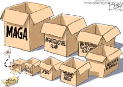UNPACKING THE TRUMP YEARS by Pat Bagley