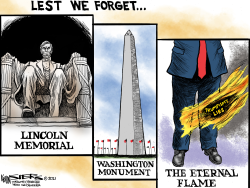 TRUMP COMMEMORATION by Kevin Siers