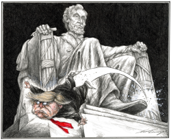 TRUMP AND LINCOLN by Dale Cummings