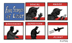 FIVE STAGES OF LOSER by Peter Kuper
