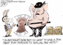 AXING FOR A FRIEND by Pat Bagley