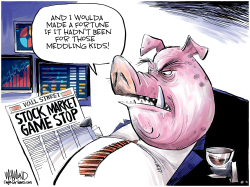 STOCK MARKET GAME STOP by Dave Whamond