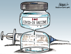 VACCINE SHORTAGE by Steve Nease