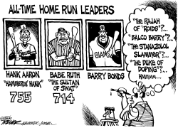 HOME RUN LEADERS by John Trever