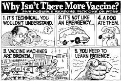 Why Isn't There More Vaccine? by Monte Wolverton