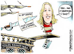 REP GREENE PUNISHED  by Dave Granlund
