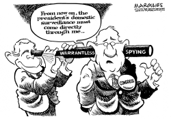 WARRANTLESS SPYING by Jimmy Margulies