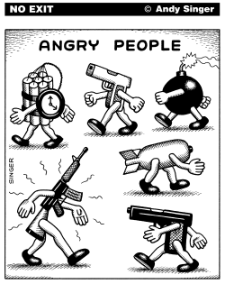 ANGRY PEOPLE by Andy Singer