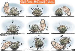 MCCONNELL SHELL GAME by Jeff Koterba