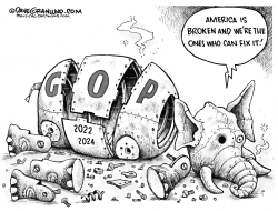 America and GOP fix by Dave Granlund