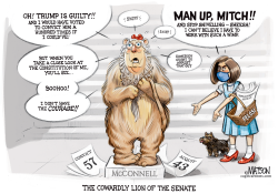 MITCH MCCONNELL COWARDLY LION OF THE SENATE by R.J. Matson