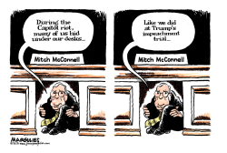 MCCONNELL AND TRUMP IMPEACHMENT TRIAL by Jimmy Margulies
