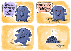 REPUBLICAN INFIGHTING by Guy Parsons