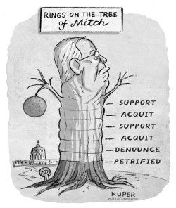 Mitch McConnell Tree by Peter Kuper