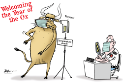 USHERING IN THE YEAR OF THE OX by Manny Francisco