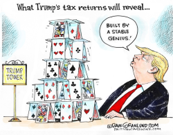 TRUMP AND TAX RETURNS by Dave Granlund