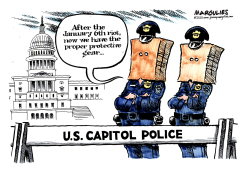 CAPITOL POLICE AND JANUARY 6TH RIOT by Jimmy Margulies