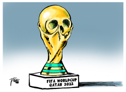 WORLDCUP QATAR DEAD by Tom Janssen