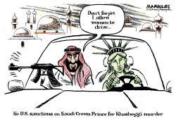 NO SANCTIONS ON SAUDI CROWN PRINCE  by Jimmy Margulies