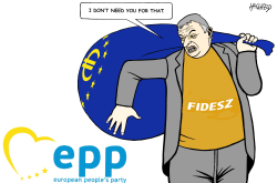 ORBáN LEAVES THE EPP by Rainer Hachfeld