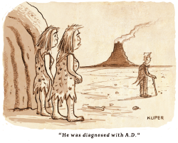 DIAGNOSED WITH A.D. by Peter Kuper