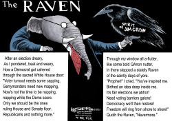 JIM CROW RAVEN by Kevin Siers