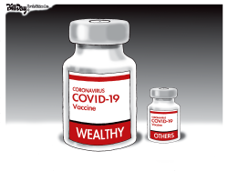 VACCINE FOR RICH AND POOR by Bill Day