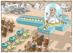 POPE'S FLYING OBJECT IN IRAQ by Nikola Listes