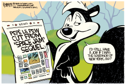 PEPE LE PEW CANCELED by Rick McKee