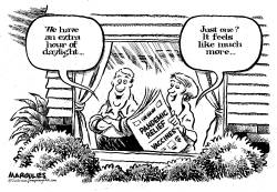Extra hour of daylight by Jimmy Margulies