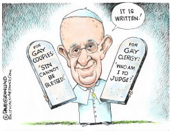 POPE AND GAY SINS by Dave Granlund
