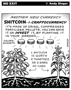 SHITCOIN CRAPTOCURRENCY by Andy Singer