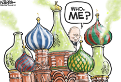 Putin's Denial  by Jeff Koterba