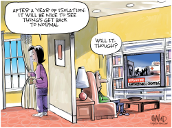 GETTING BACK TO NORMAL by Dave Whamond