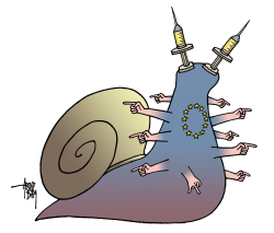 EUROPE AND SLOW VACCINATION by Arend van Dam