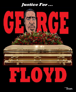 JUSTICE FOR GEORGE FLYOD by Tayo Fatunla
